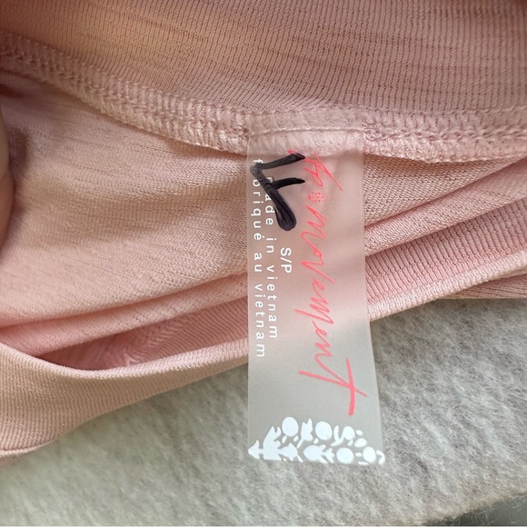Free People FP Movement Women’s Movement Temp Muscle Tee Small Pink - Picture 2 of 8